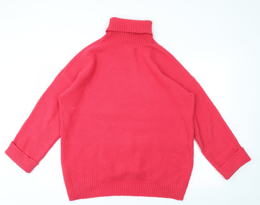 OAISIS Womens Pink Pullover Jumper Size S