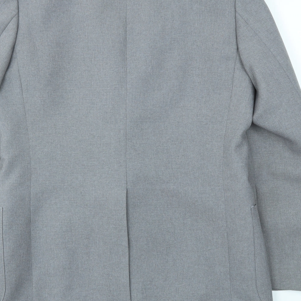 Mens UK Size 42 Preworn Regular Grey Suit Jacket