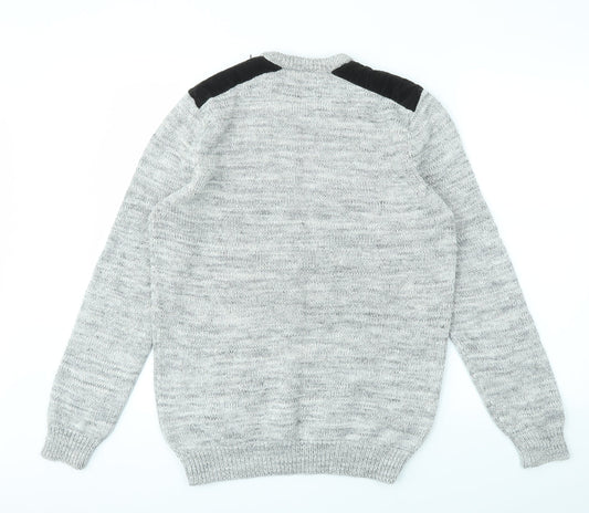 TU Mens Grey Pullover Sweatshirt Size S