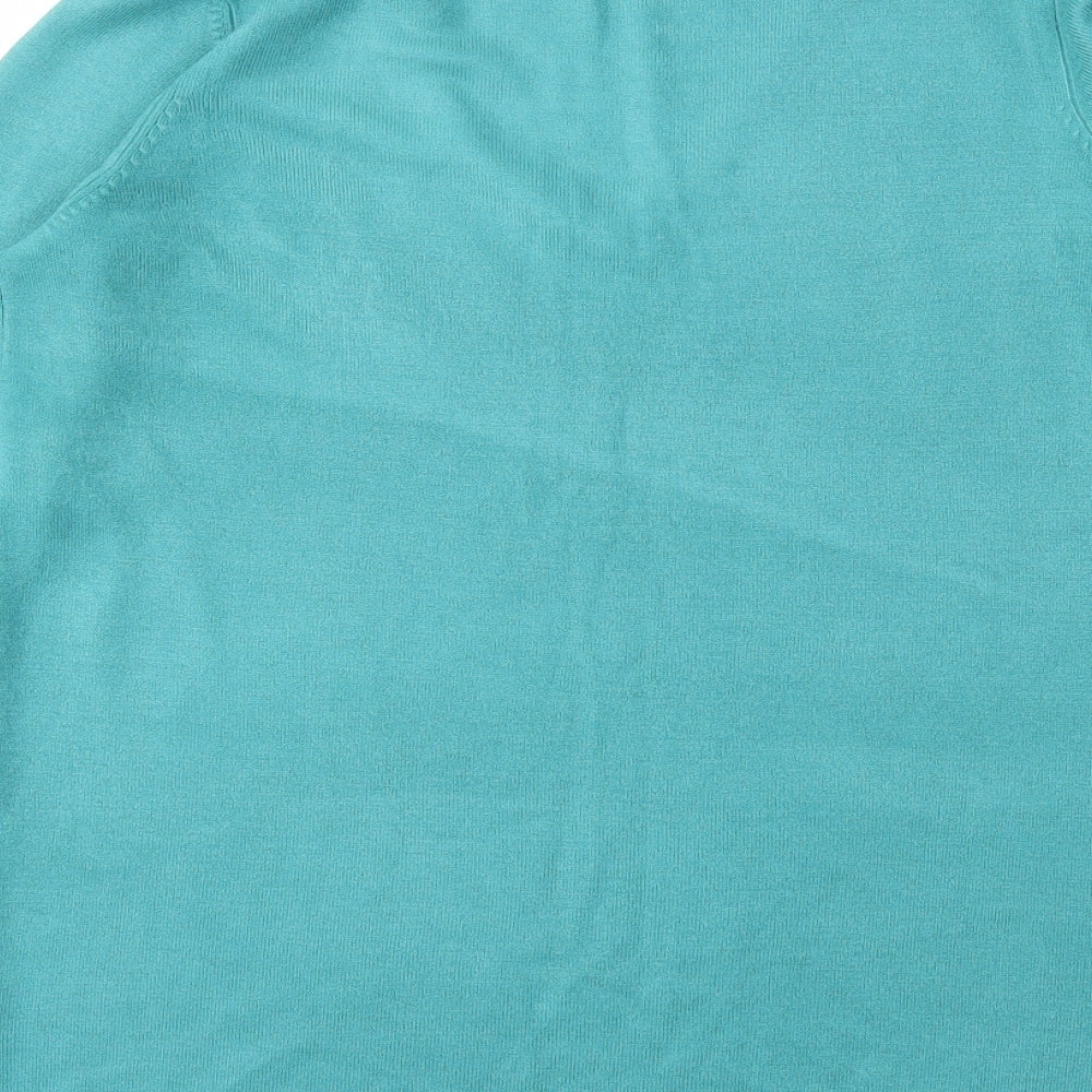 Womens UK Size 10 BHS Green Pullover Jumper