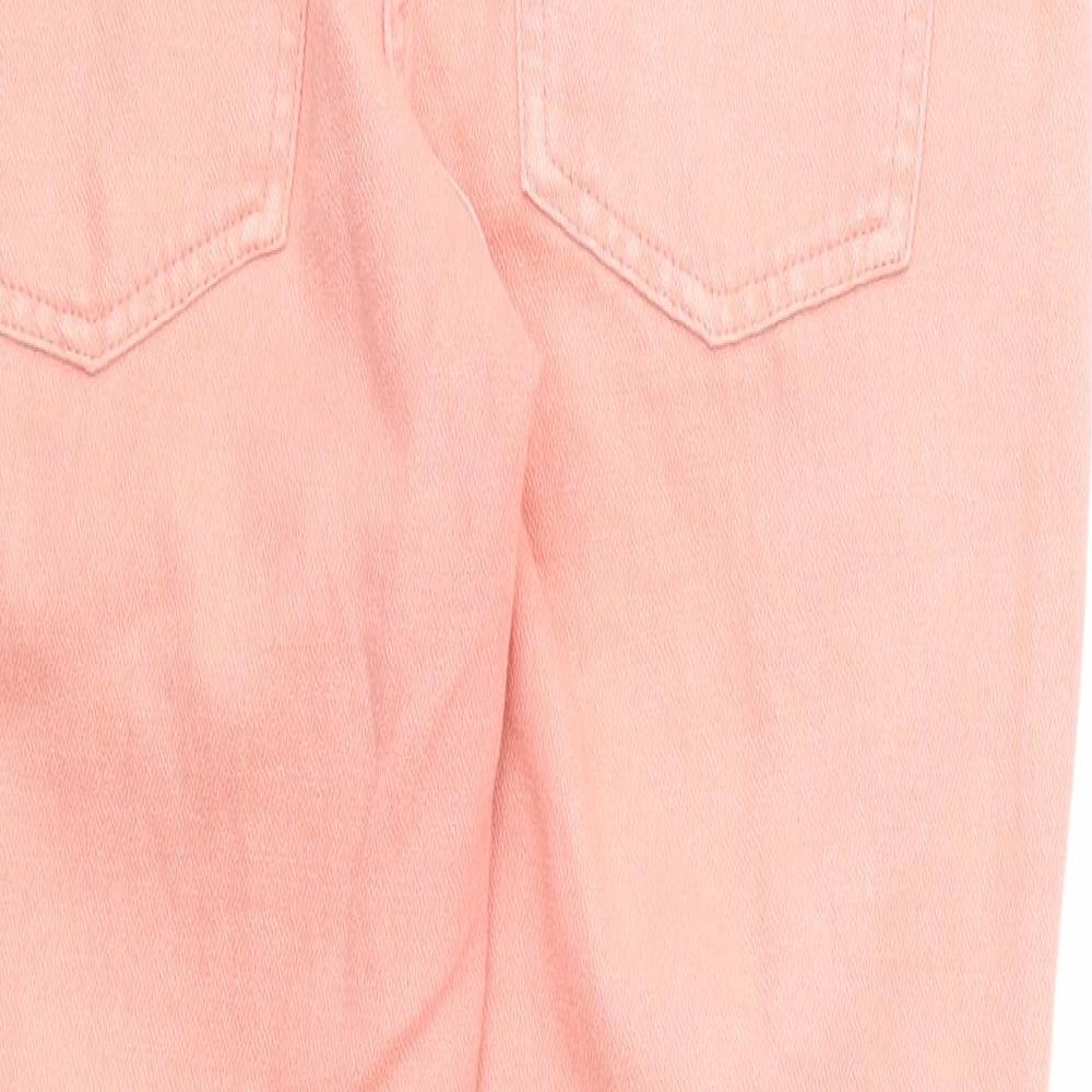 NEXT Womens Orange Straight Jeans Size 10 L28 in