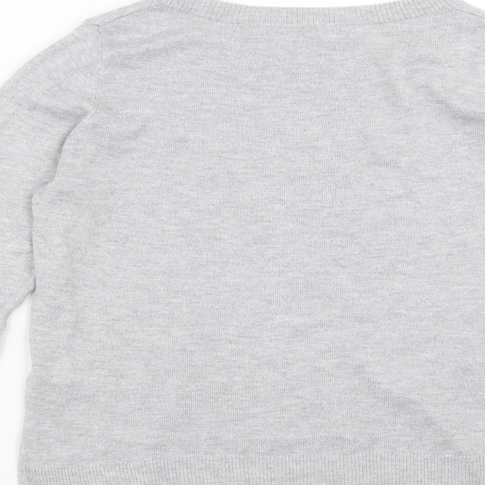 Womens UK Size 12 NEXT Grey Pullover Jumper