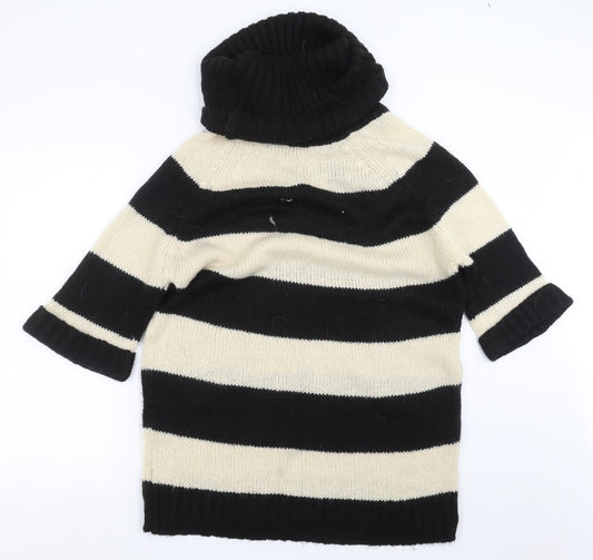 Womens UK Size 10 Warehouse Black Pullover Jumper