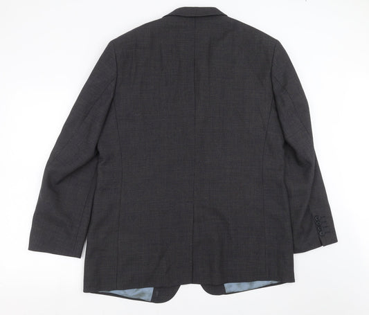 Mens UK Size 44 Marks and Spencer Regular Blue Suit Jacket