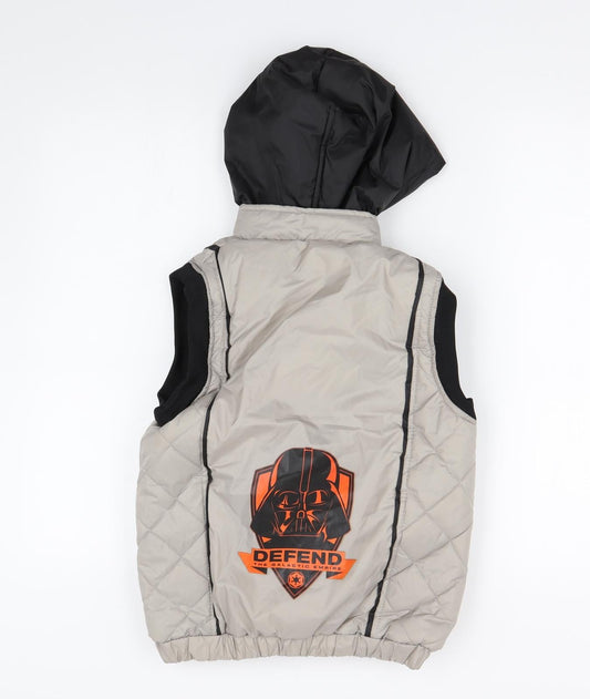 PP Cappini Boys Grey Gilet Waistcoat Size 8 Years