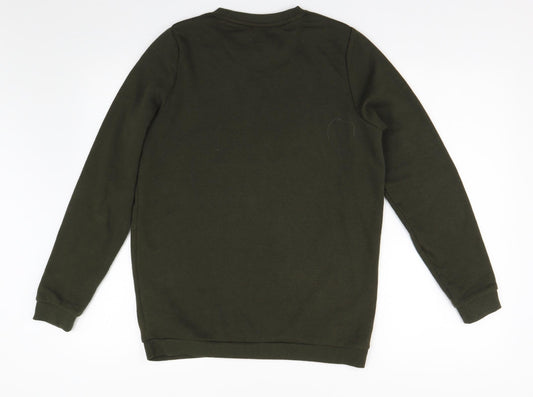 Primark Girls Green Pullover Sweatshirt Size 14 Years
