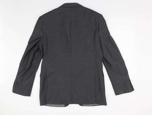 Lanificocerruti Mens Grey Jacket Suit Jacket Size 40