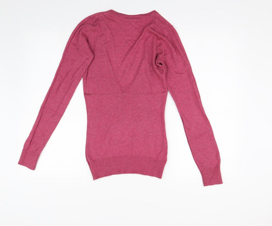 Womens UK Size 6 Warehouse Pink Pullover Jumper