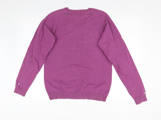 Primark Womens Pink Knit Pullover Jumper Size S