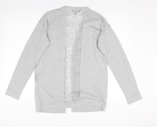 Womens UK Size 10 Dorothy Perkins Grey Cardigan Jumper