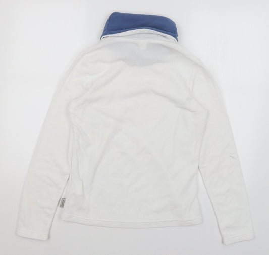 Womens UK Size M DECATHLON White Pullover Jumper
