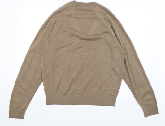 Greenwoods Mens Brown Pullover Jumper Size M