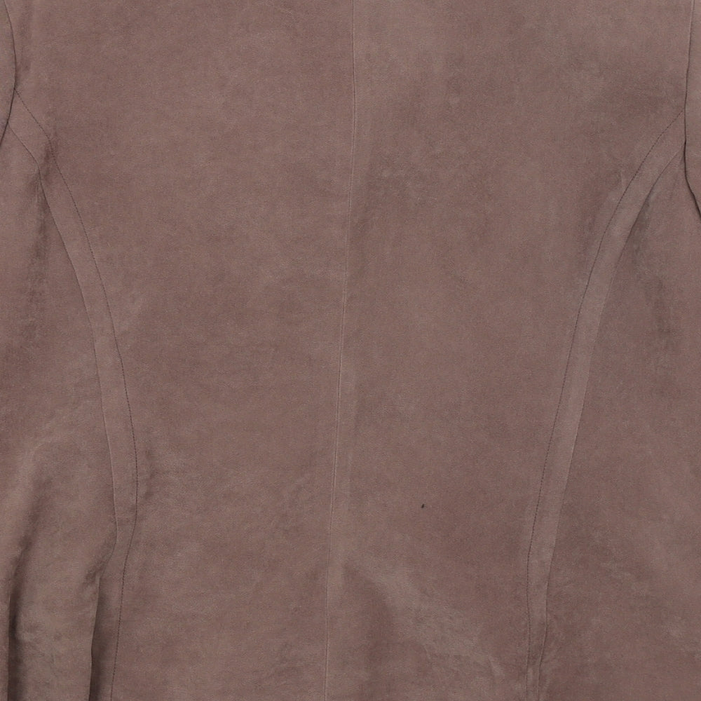 BM Womens Brown Jacket Blazer Size 18