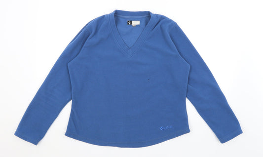 Womens UK Size 14 Active Blue Pullover Jumper
