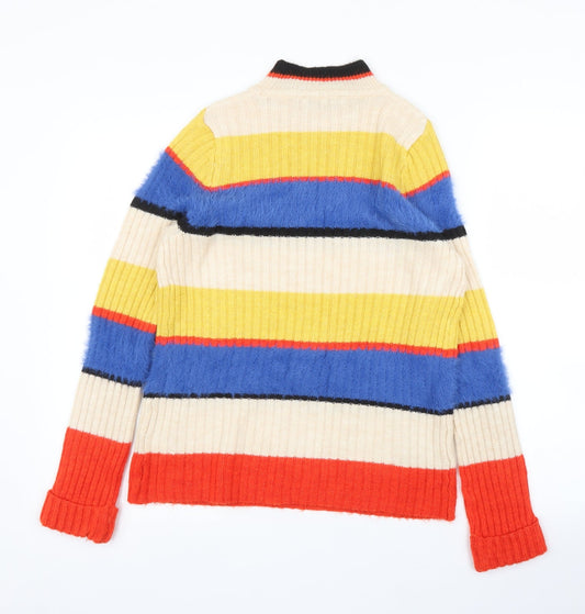 Womens UK Size 10 NEXT Orange Pullover Jumper