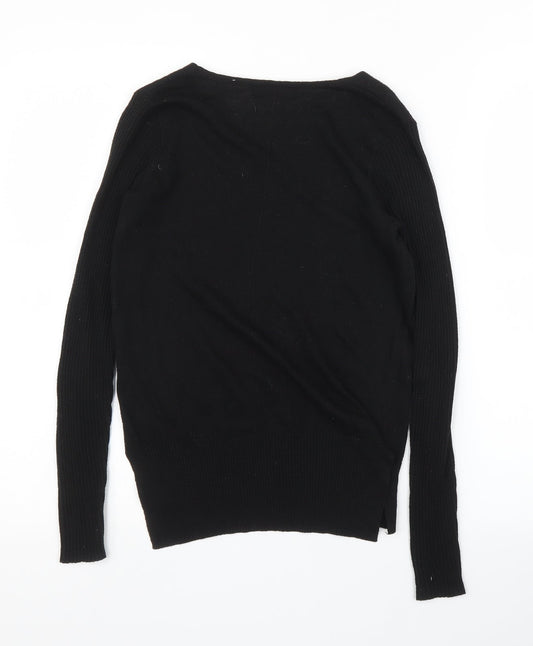 Primark Womens Black Pullover Jumper Size 4