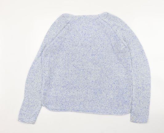 Womens UK Size M H&M Blue Pullover Jumper