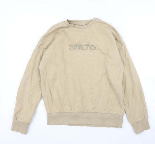 NEXT Girls Beige Pullover Jumper Size 10 Years