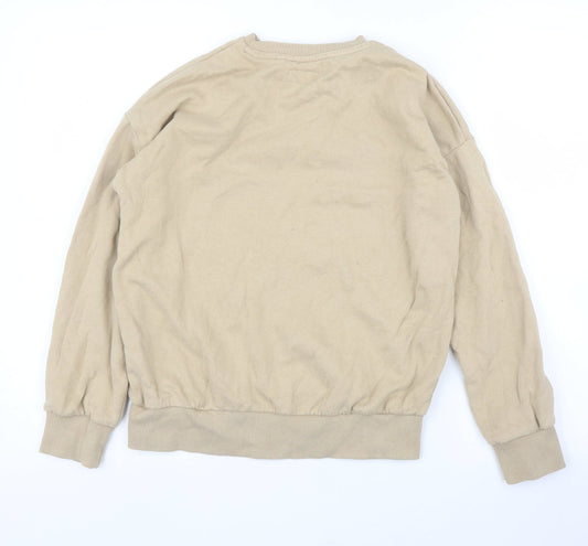 NEXT Girls Beige Pullover Jumper Size 10 Years