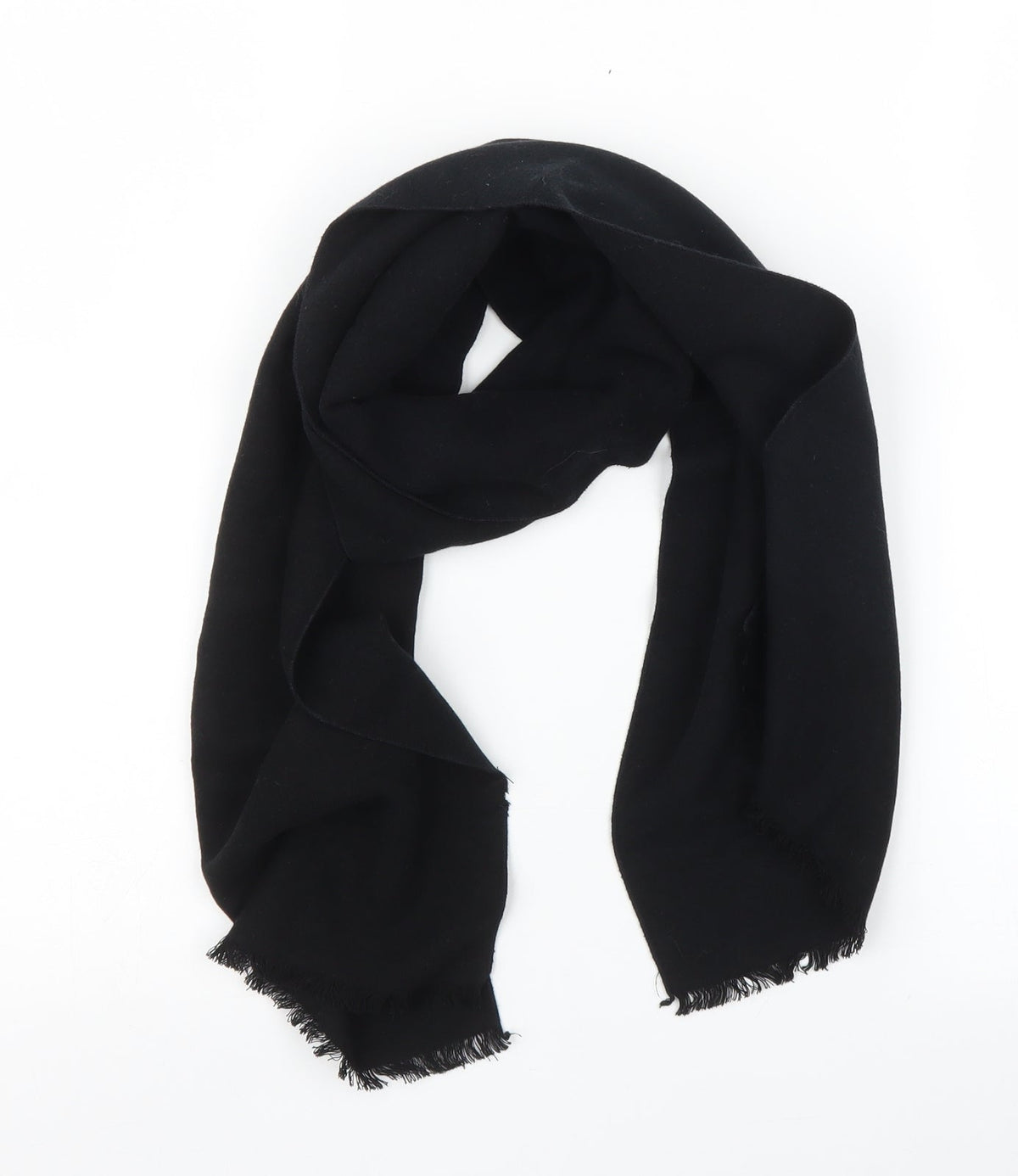 Preworn Unisex Black Scarf