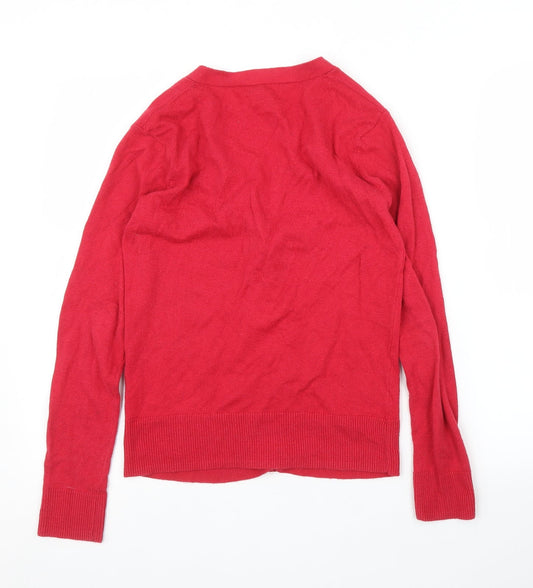 Gap Womens Red Cardigan Jumper Size XS