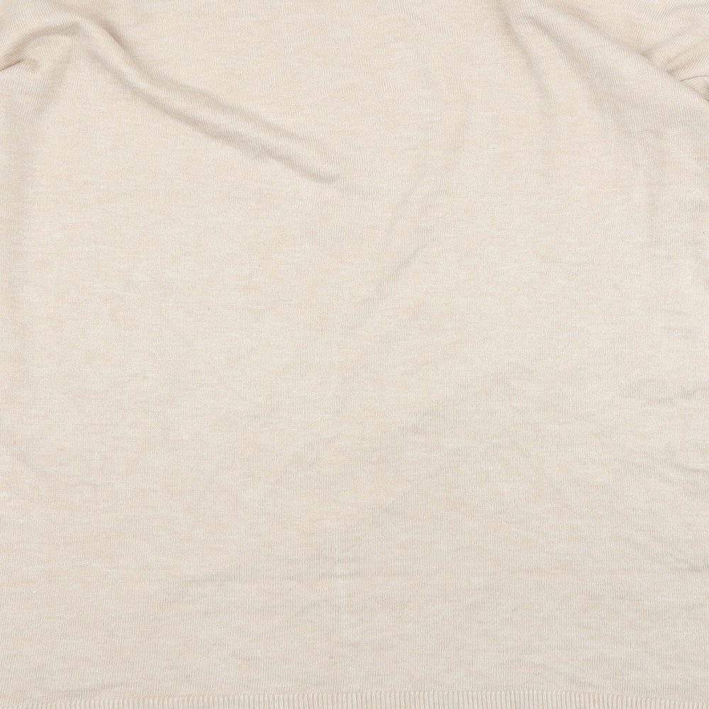 Primark Womens Beige Pullover Jumper Size 14