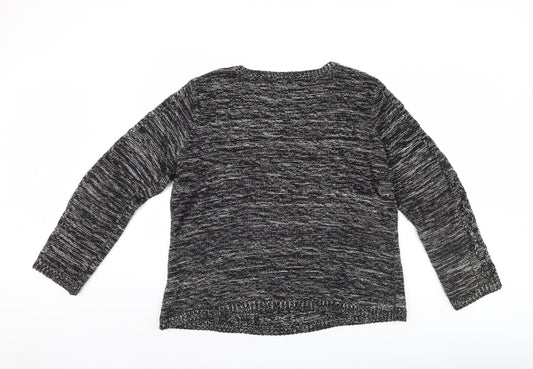 Womens UK Size L H&M Black Pullover Jumper