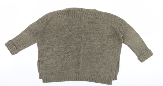 Womens UK Size M Matalan Green Pullover Jumper