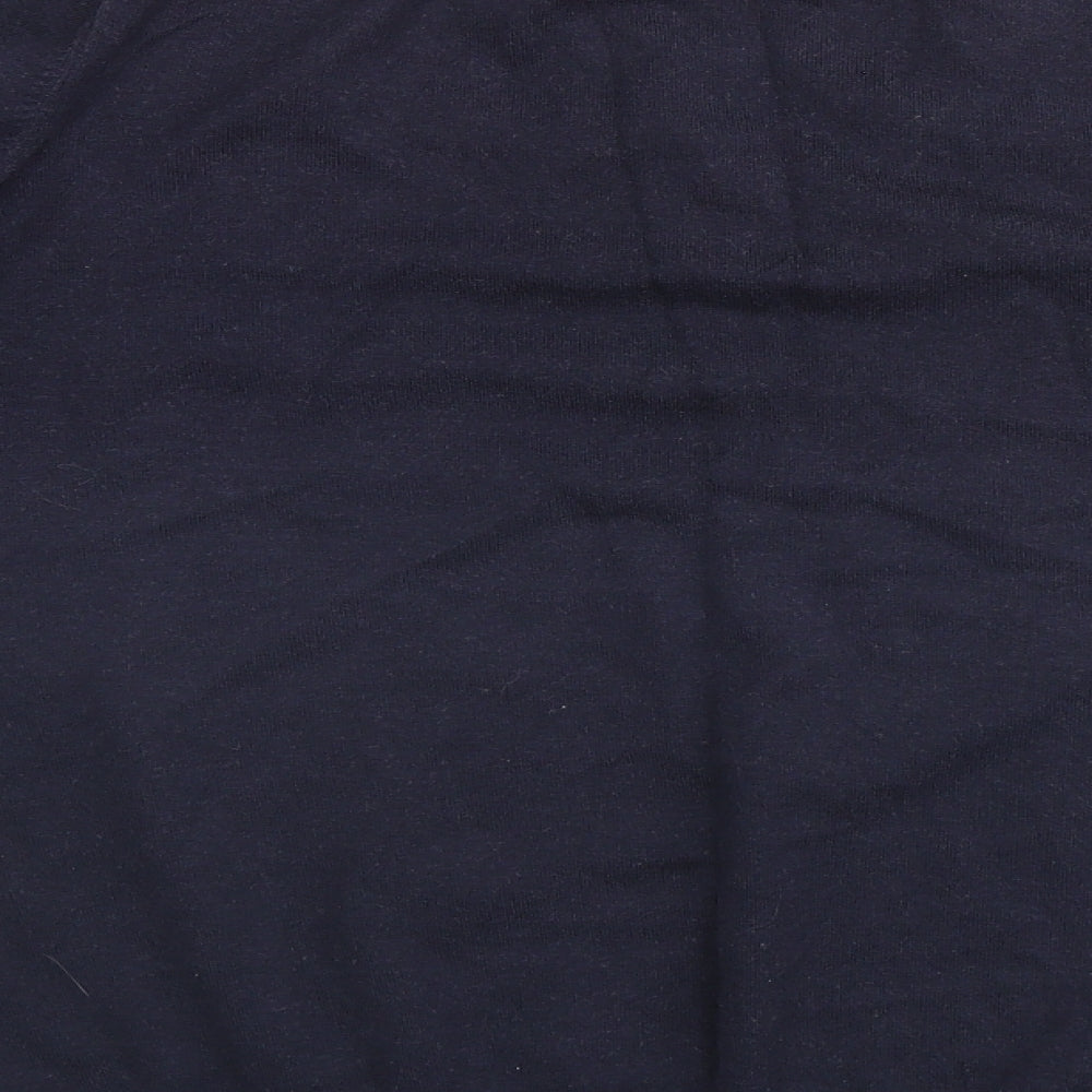 Marks and Spencer Mens Blue Henley Jumper Size L