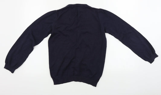 pep&co Boys Blue Cardigan Jumper Size 10-11 Years