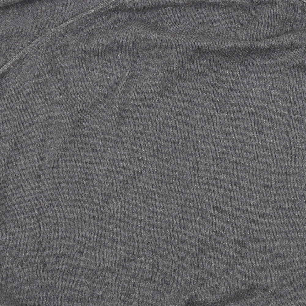 Weatherproof Mens Grey Henley Jumper Size L