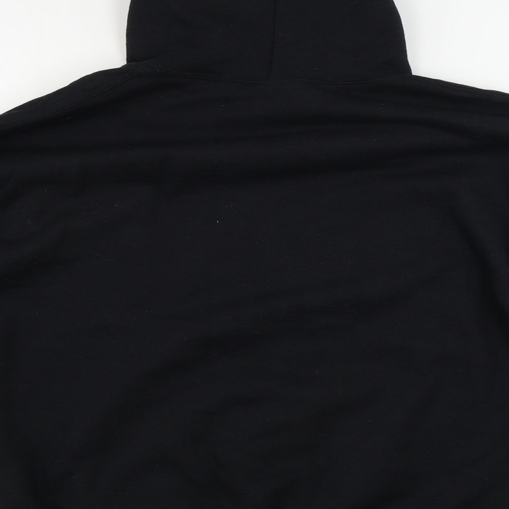 Mens UK Size M Gildan Blue Pullover Hoodie