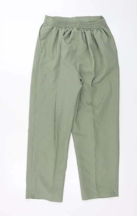 Preworn Womens Green Trousers Size 26 in L24 in