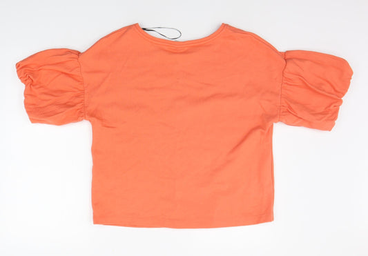 Womens UK Size M H&M Orange Pullover Jumper