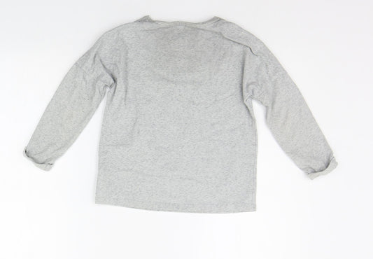 NEXT Boys Grey Basic T-Shirt Size 7 Years - Horse