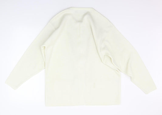 Womens UK Size One Size paramour Beige Cardigan Jumper