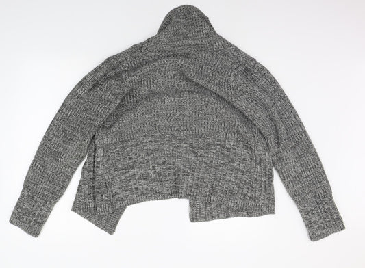 Debemhams Womens Grey Cardigan Jumper Size 14