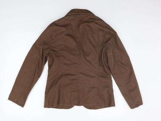 BERKETEX Womens Brown Jacket Suit Jacket Size 10