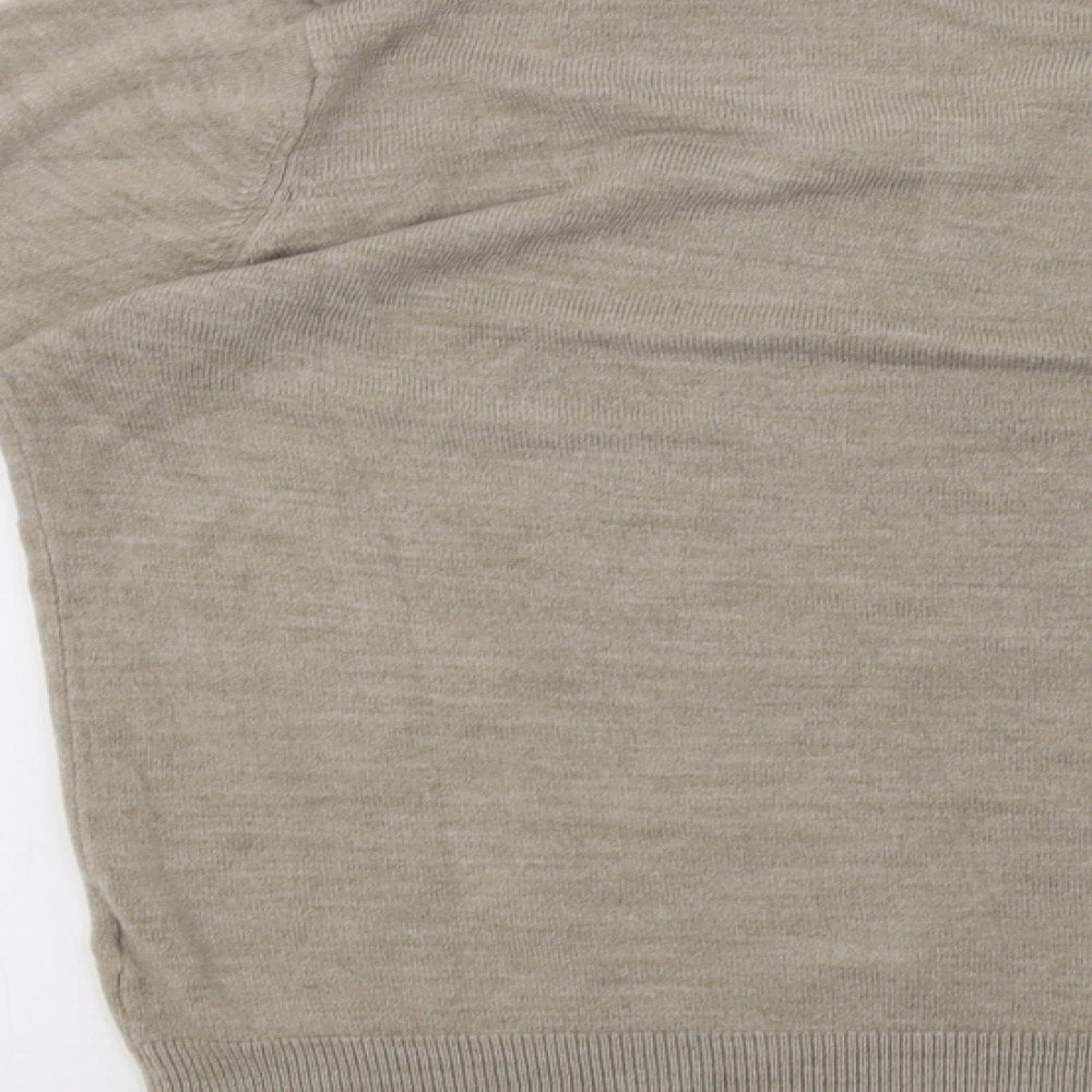 Mens UK Size M Marks and Spencer Beige Pullover Sweatshirt