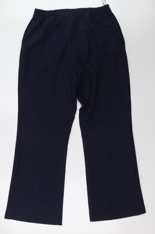 plus collection Womens Blue Trousers Size 16 L31 in