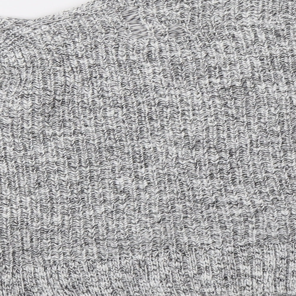 Hollister Womens Grey Knit Pullover Sweatshirt Size XS