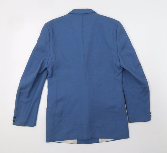 Mens UK Size L Topman Regular Blue Suit Jacket