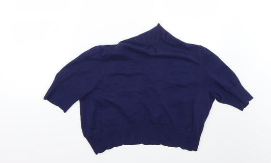 88th madison Womens Blue Cardigan Jumper Size L