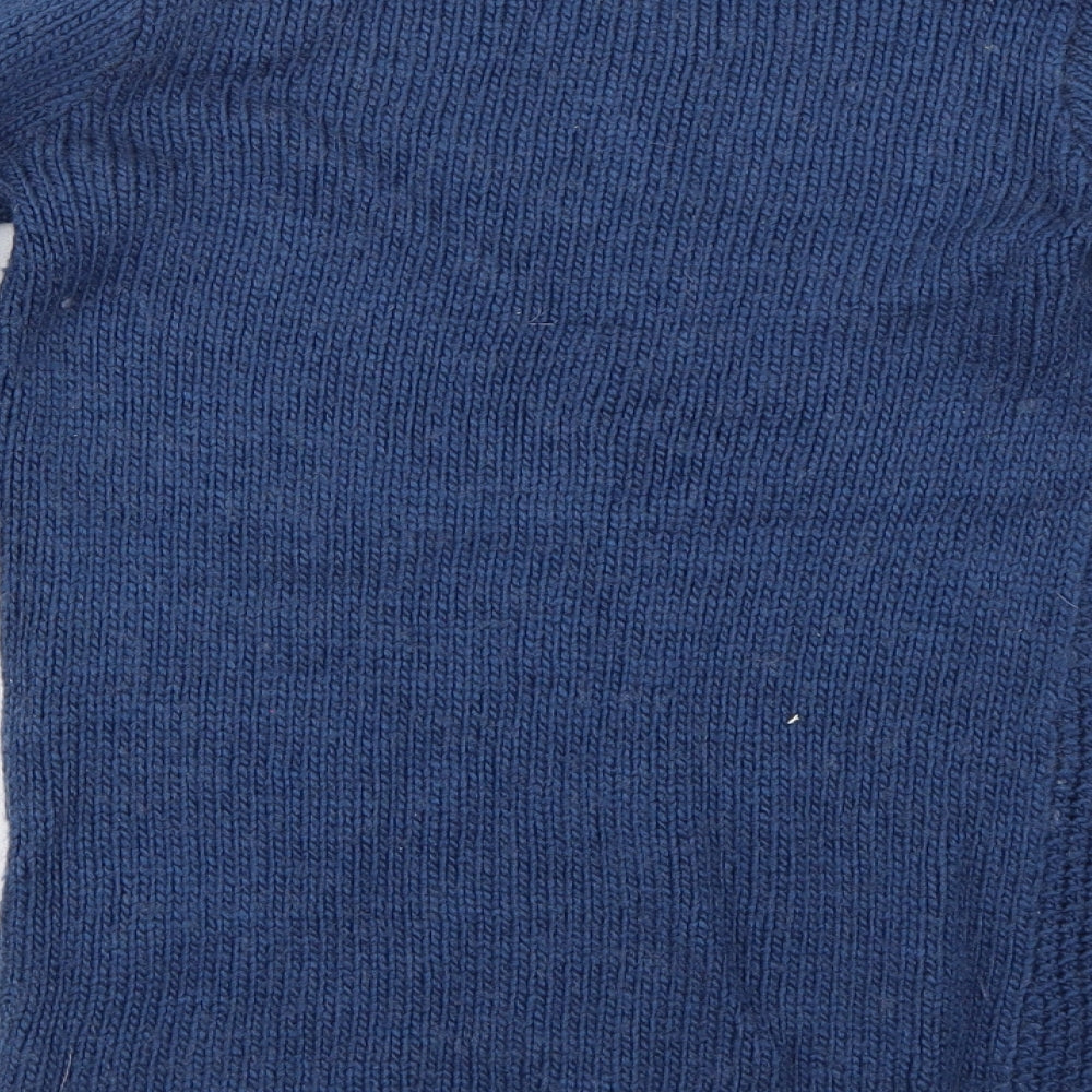 Womens UK Size 4 H&M Blue Pullover Jumper