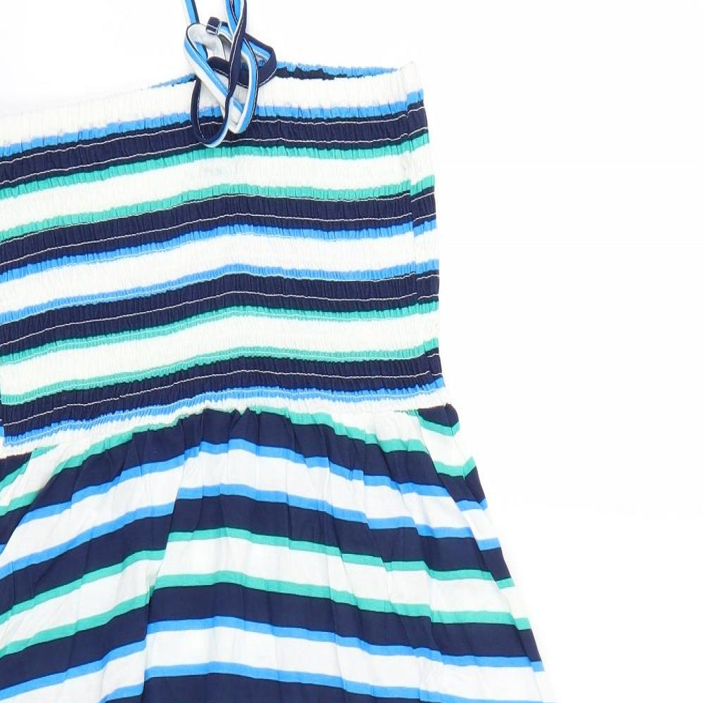 BHS Womens Multicoloured Striped Maxi Size M