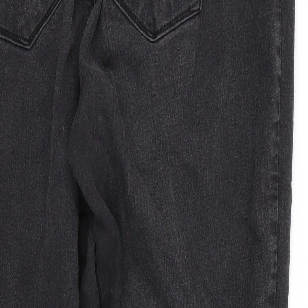 Denim & Co. Womens Black Skinny Jeans Size 16 L23 in