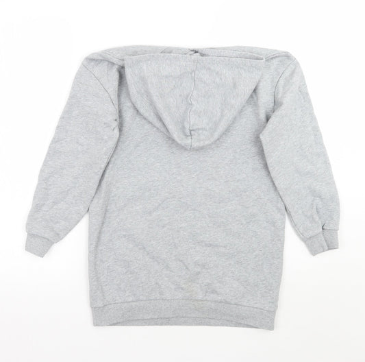 SheIn Girls Grey Pullover Hoodie Size 11-12 Years
