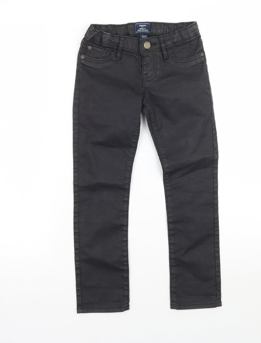 Gap Girls Black Straight Jeans Size 6 Years