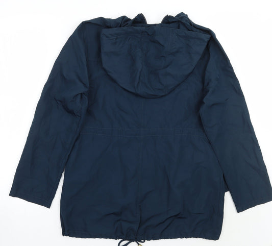 Primark Womens Blue Parka Coat Size 6