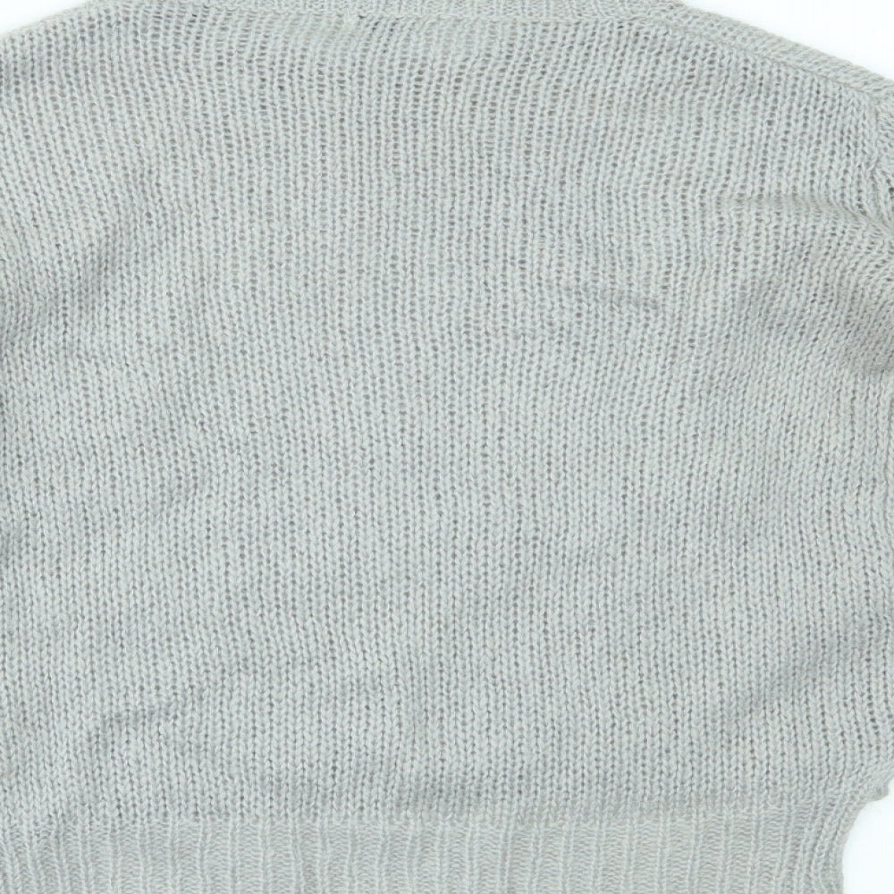 Womens UK Size 10 NEXT Grey Pullover Jumper